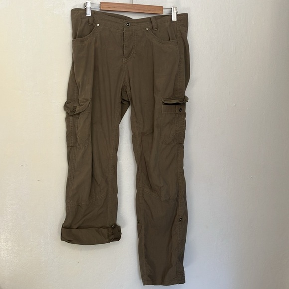 Kuhl women’s patina dye cotton pants with snap roll cuffs size 10 - Picture 13 of 13